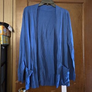 Stylish Blue Women's Cardigan